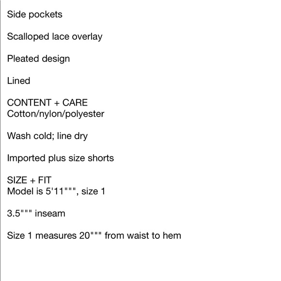 NWT Torrid Grey Lacey shorts - Picture 4 of 4